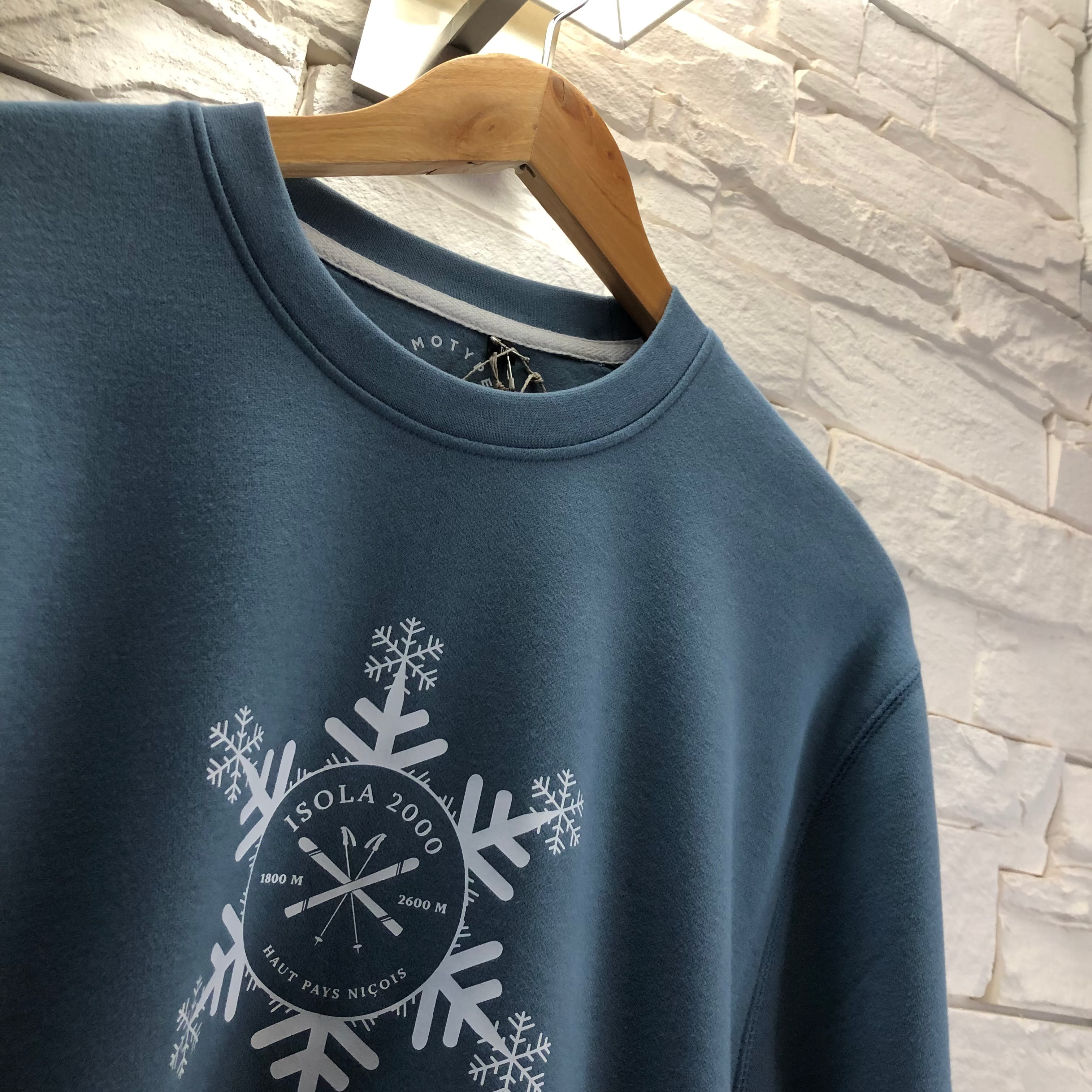 Votre image imprimée sur sweat-shirt en coton bio, unisexe