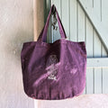 Sac shopping Vintage brodé cigale