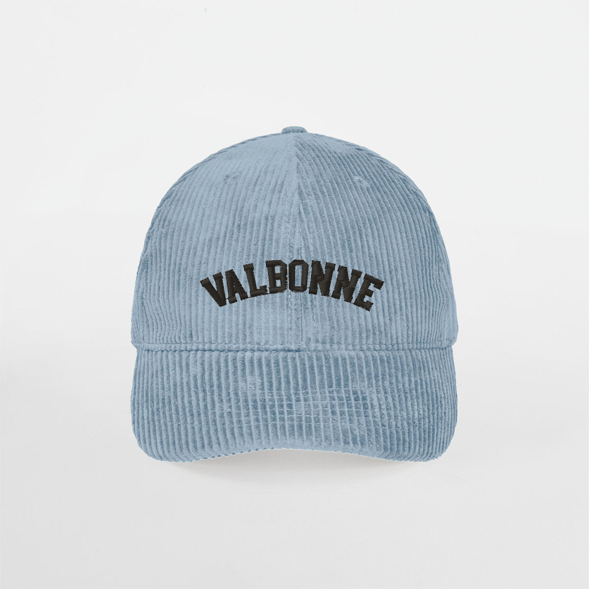 Broderie personnalisée sur casquette en velours