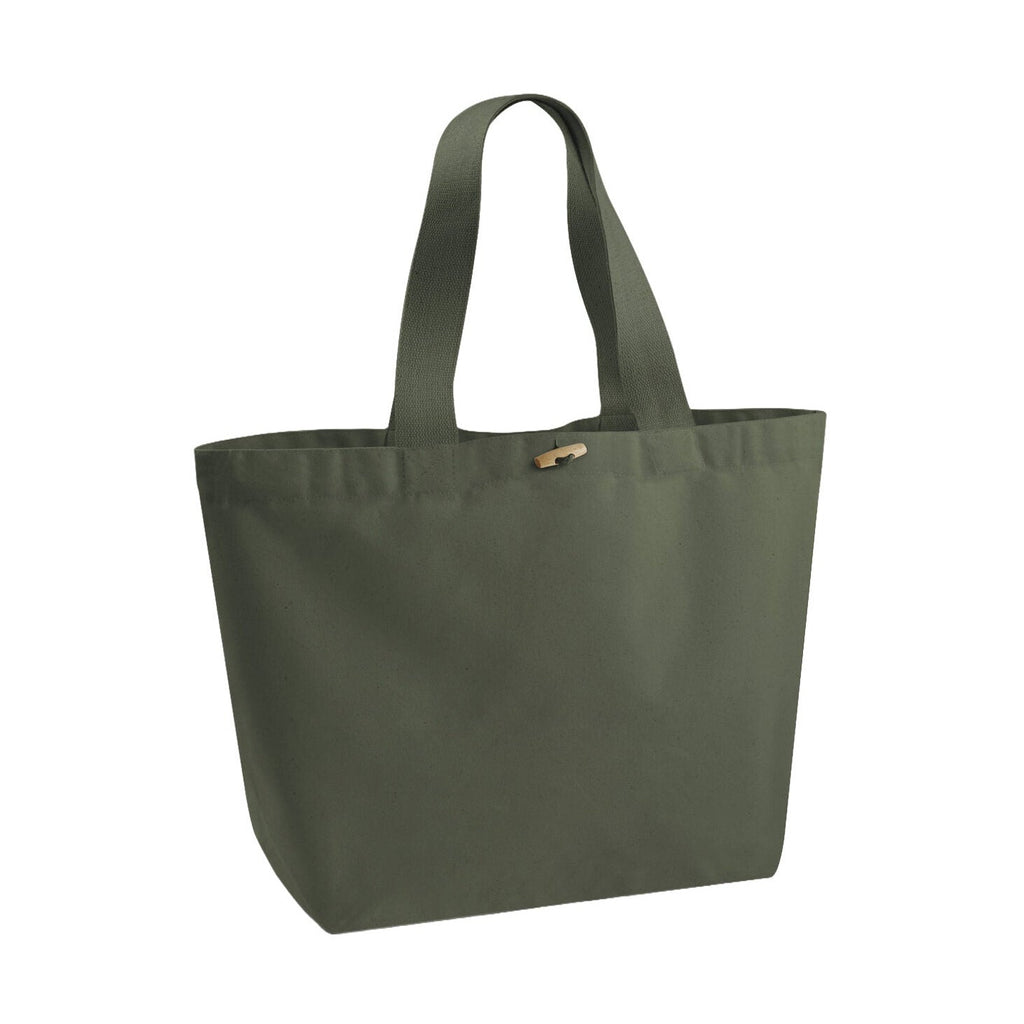 Texte à personnaliser sur sac shopping XL en coton bio