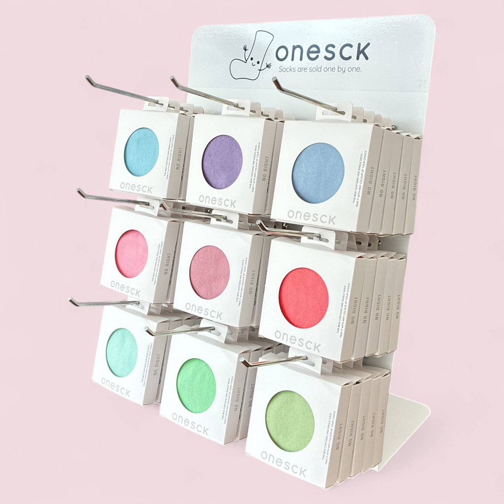 Broderie "spiritualité" sur chaussette Pastel Mix Match