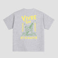 Motif "Gin" imprimé sur t-shirt Boxy Fit en 100% coton bio, unisexe